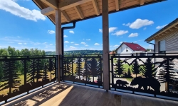 Balkongeländer Wald 1